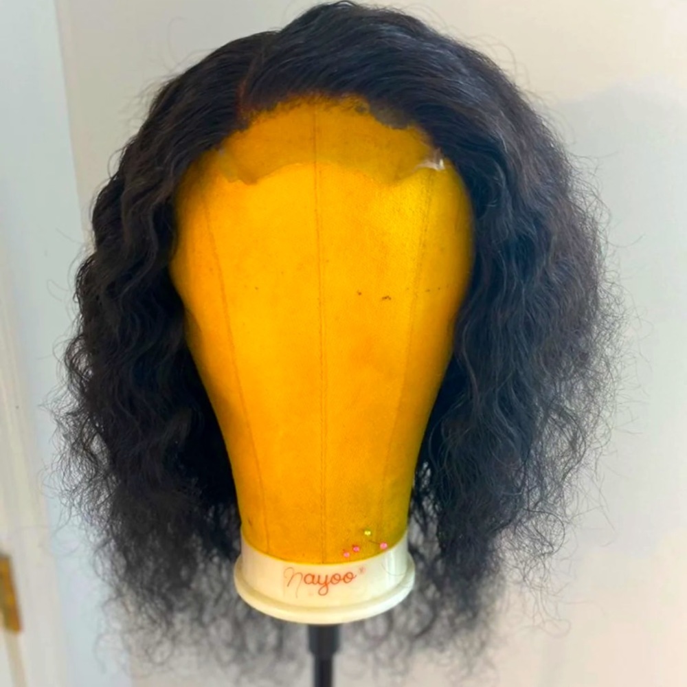 18” Human Hair 4x4 closure wig